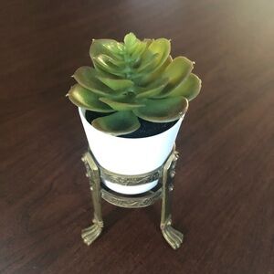 Vintage Art Deco Styled Brass Cup/Candle Holder